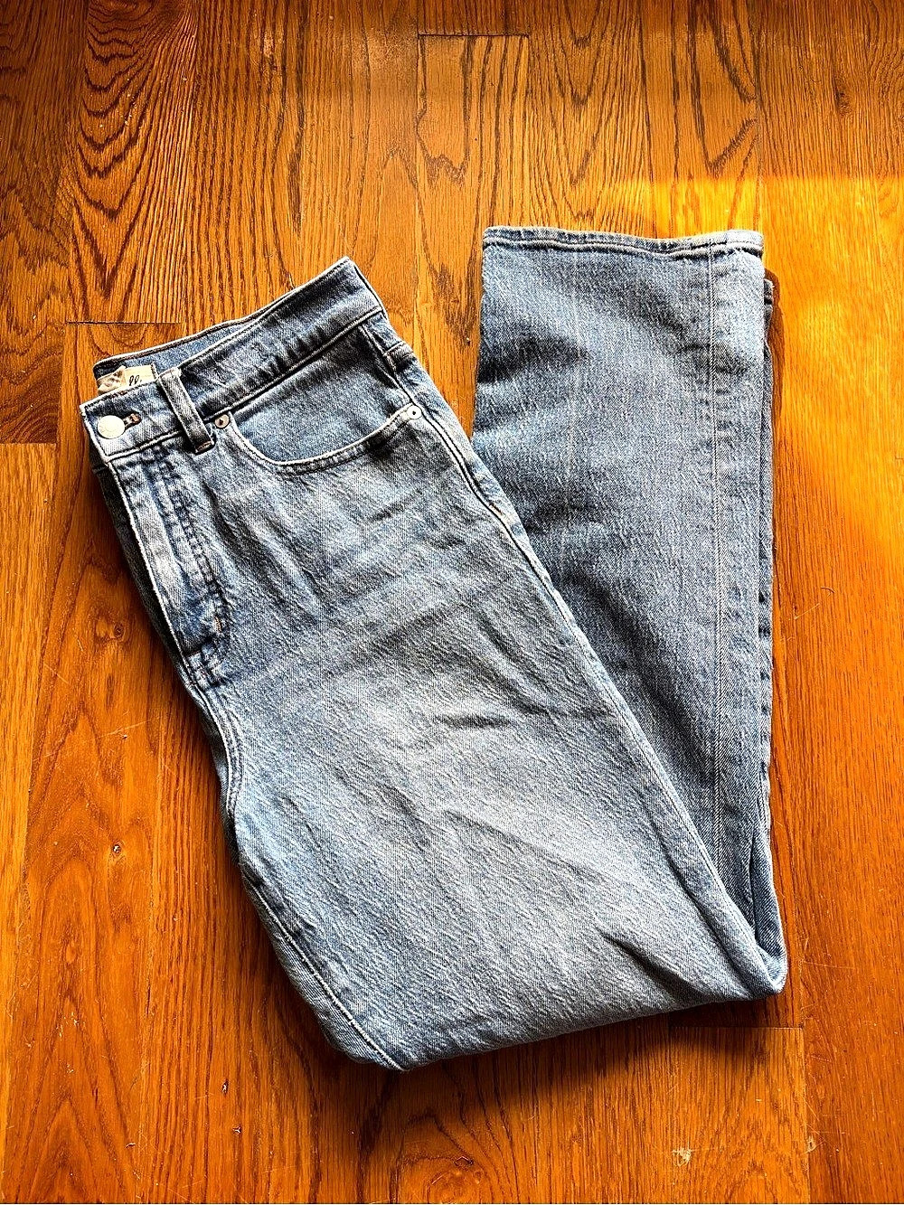 Madewell The '90s Straight Jean Straight Leg Jeans Waist 28 Blue
